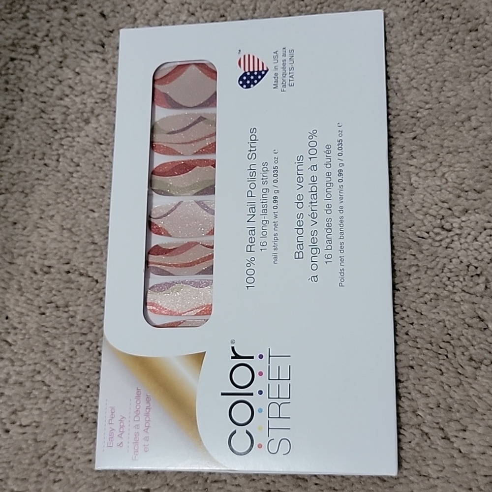 Color Street GET IN LINE Press On Nails 100% Real Polish